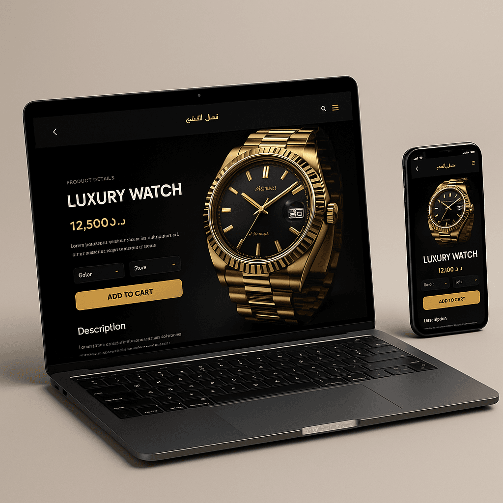 E-commerce — Luxury Watch