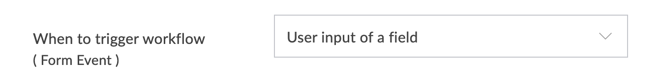 On User Input